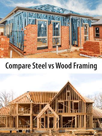 metal vs wood frame house|steel wood construction.